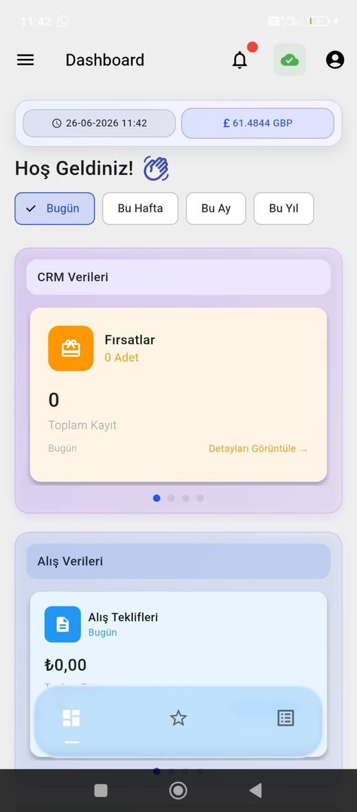 NimboX mobil ekranı