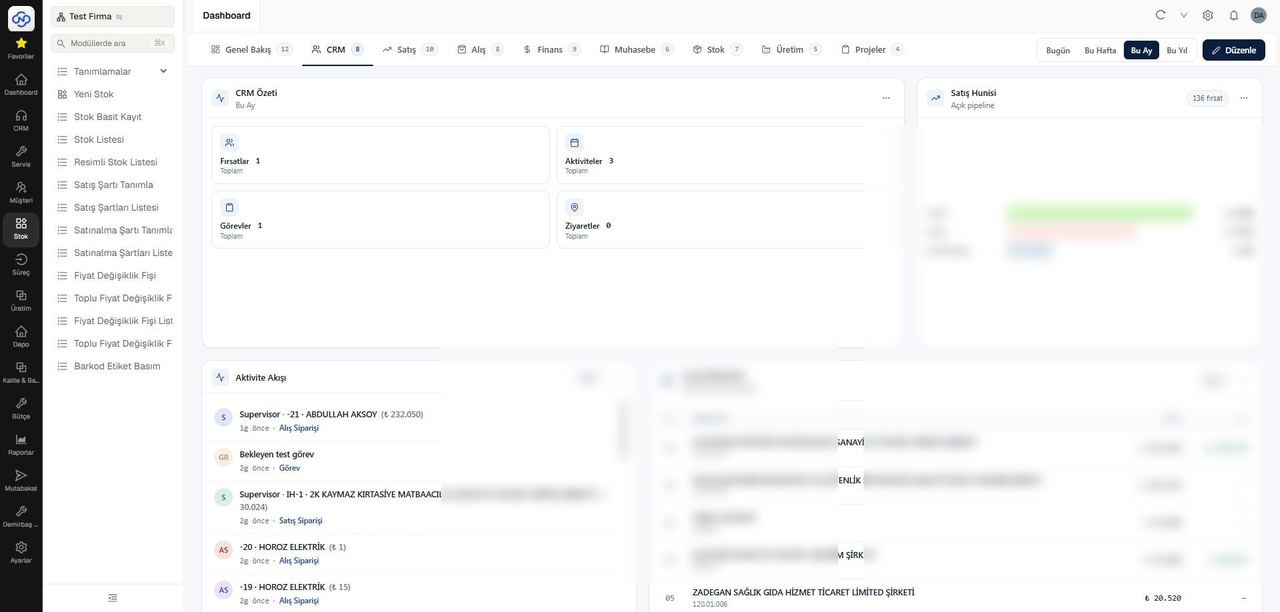 NimboX Demirbaş Takibi masaüstü ekranı